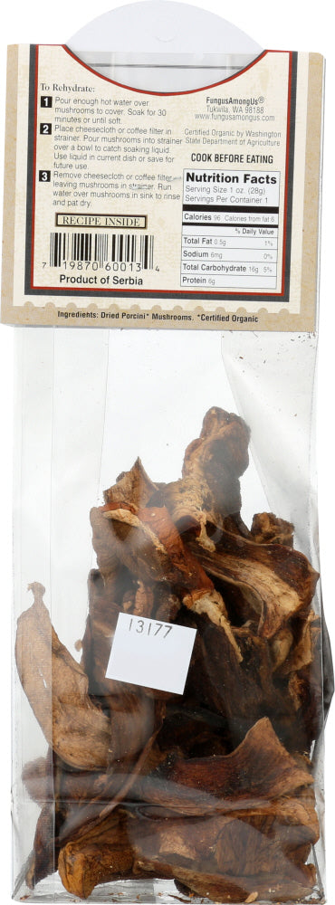 Fungus Among Us: Organic Grown Porcini Mushrooms, 1 Oz