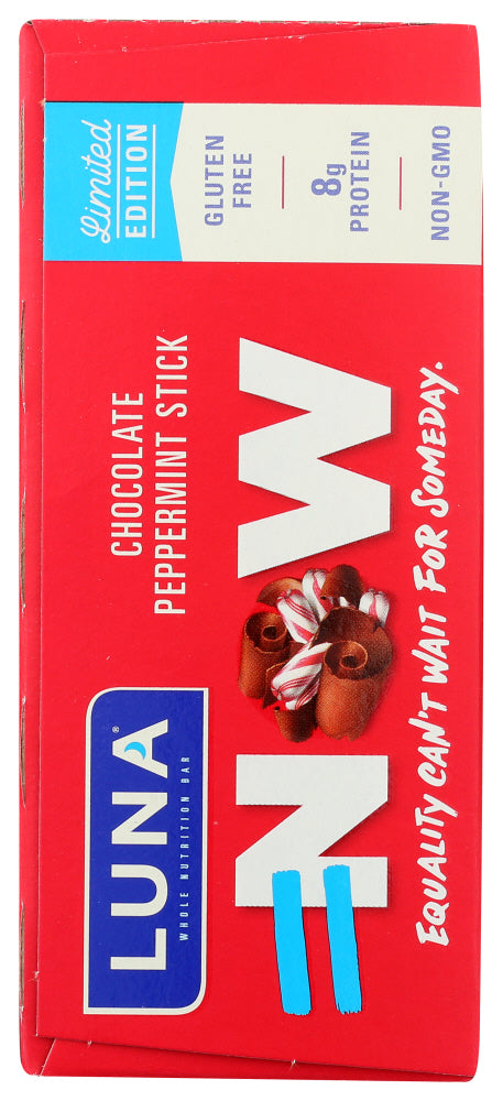 Luna: Chocolate Peppermint Stick Bar, 10.14 Oz