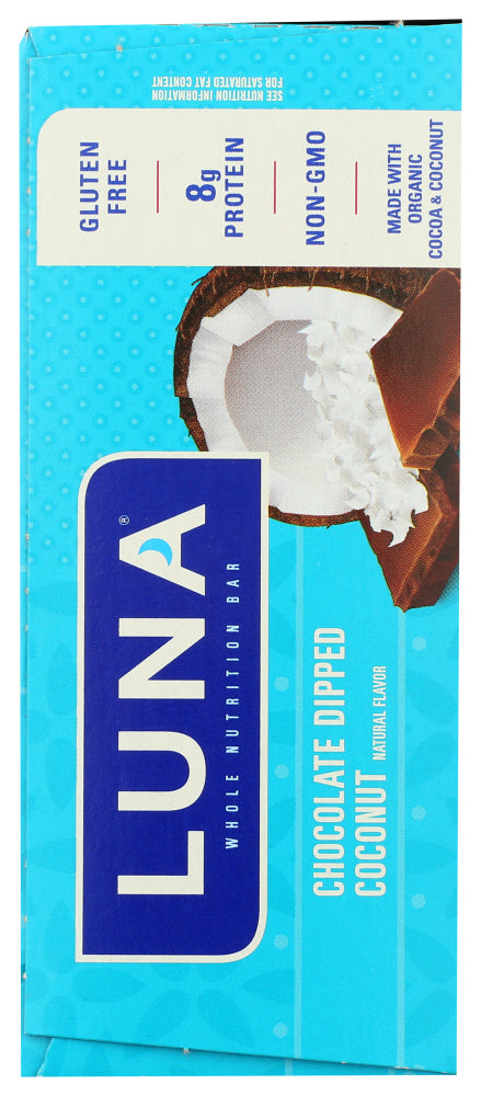 Luna: Chocolate Dipped Coconut Flavor Bar, 10.14 Oz