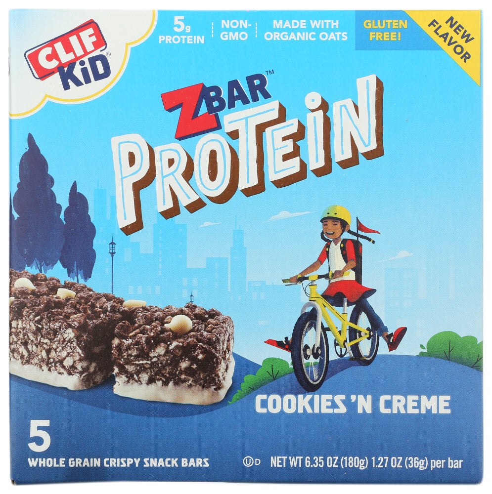 Clif Kid: Zbar Cookies N Creme Protein, 6.35 Oz