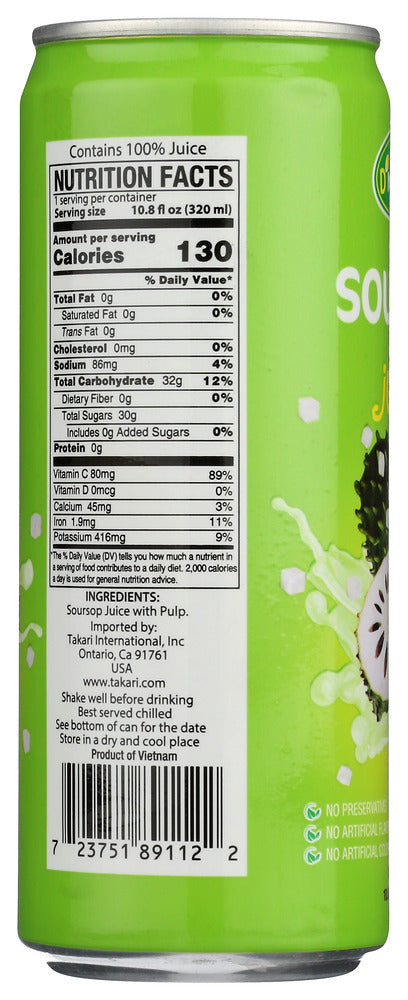 Dnatural: Juice Soursop, 10.8 Fo