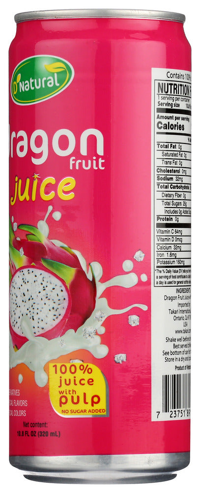 Dnatural: Juice Dragon Fruit White, 10.8 Fo