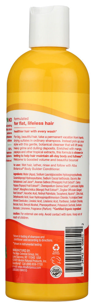 Alba Botanica: Hawaiian Shampoo Body Builder Mango, 12 Oz