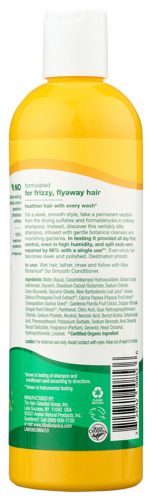 Alba Botanica: Natural Hawaiian Shampoo So Smooth Gardenia, 12 Oz