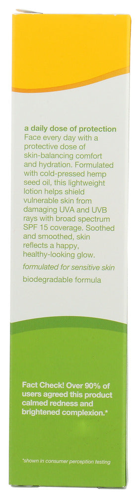 Alba Botanica: Hemp Facial Spf 15 Lotion, 1.7 Oz