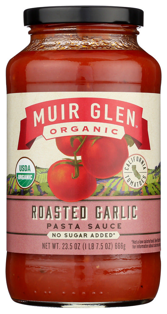 Muir Glen: Sauce Pasta Rstd Garlic, 23.5 Oz