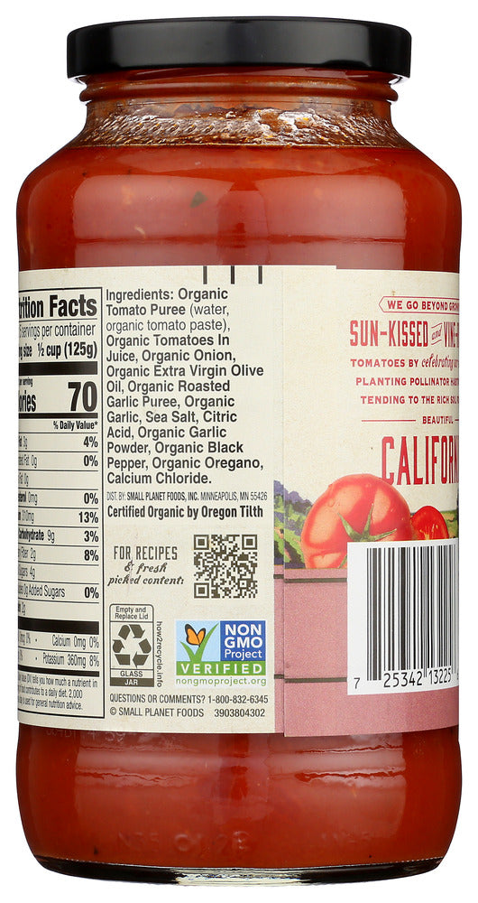 Muir Glen: Sauce Pasta Rstd Garlic, 23.5 Oz