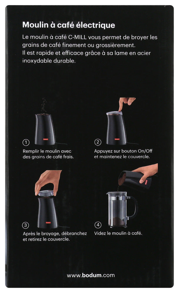 Bodum: Coffee Grnder Cmill Elec, 1 Ea