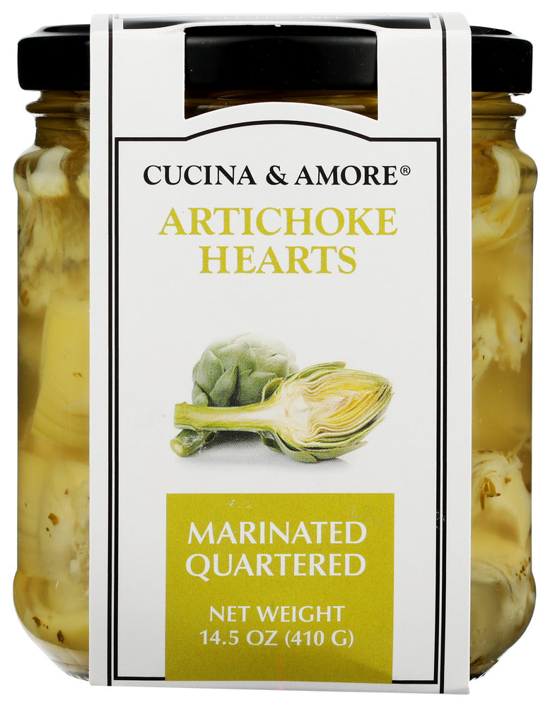 Cucina & Amore: Artichoke Qrtr Mrntd, 14.5 Oz