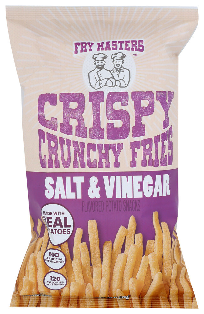 Fry Masters: Snack Fries Salt & Vinegr, 3.5 Oz