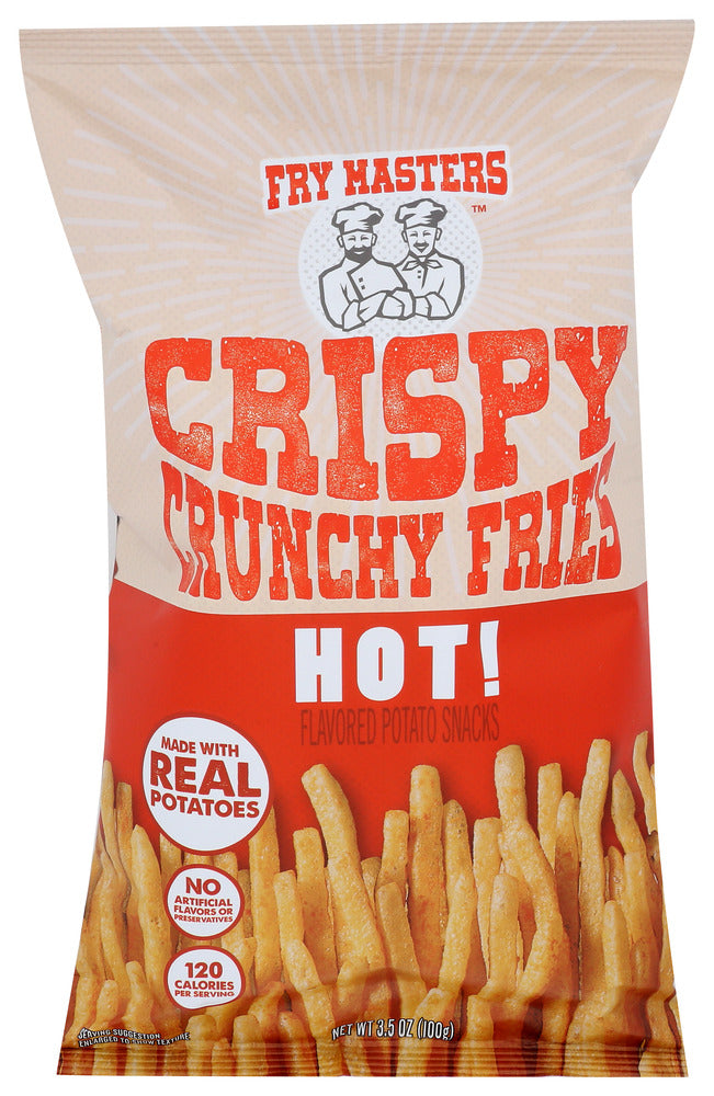 Fry Masters: Snack Fries Crispy Hot, 3.5 Oz