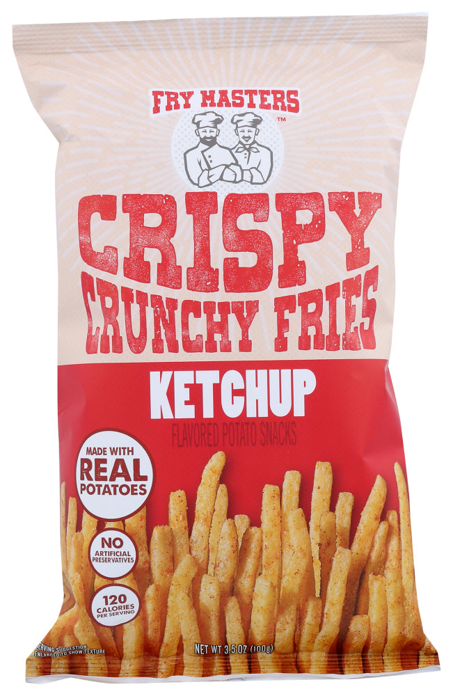 Fry Masters: Snack Fries Crispy Ketchp, 3.5 Oz