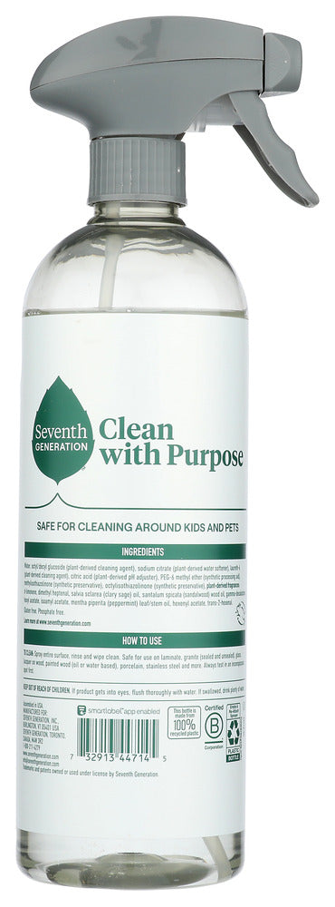 Seventh Generation: All Purpose Cleaner Fresh Morning Meadow, 23 Oz