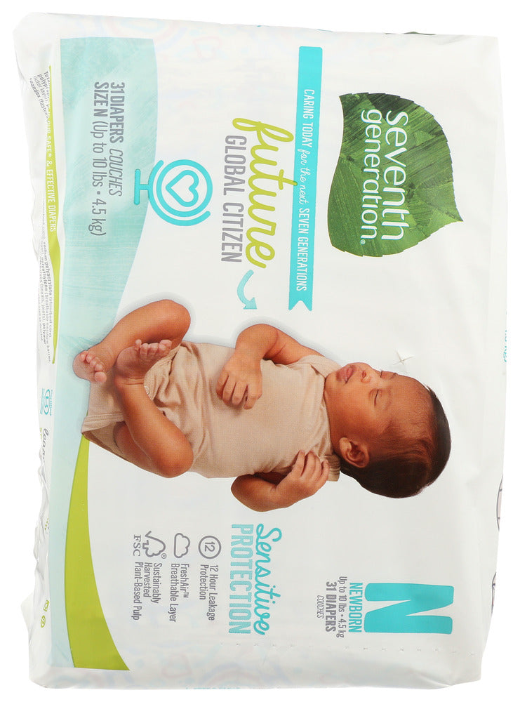 Seventh Generation: Diaper Small Nb, 31 Pc