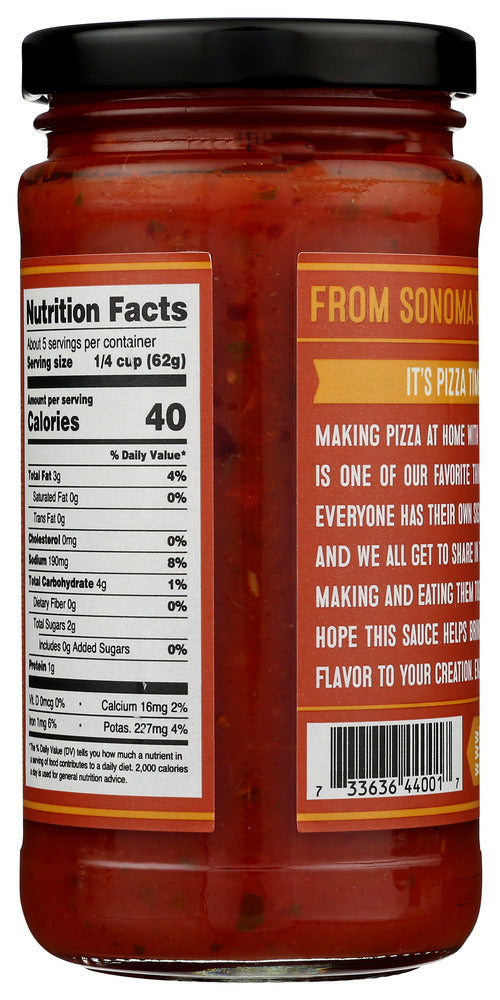 Sonoma Gourmet: Heirloom Tomato Pizza Sauce, 12 Oz