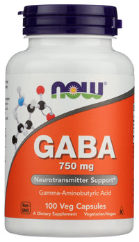 Now: Gaba 750Mg, 100 Vc