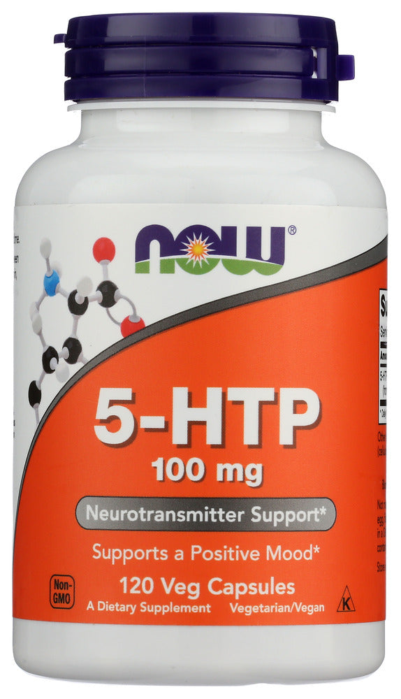 Now: 5-Htp 100 Mg Neurotransmitter Support, 120 Vc