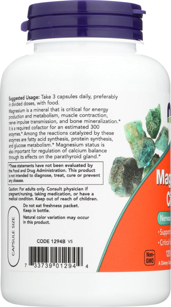 Now: Magnesium Citrate, 120 Vc