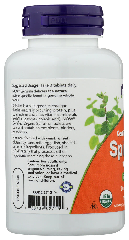 Now: Spirulina 1000Mg, 120 Tb