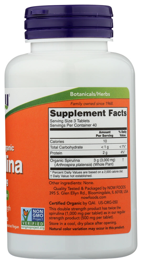 Now: Spirulina 1000Mg, 120 Tb