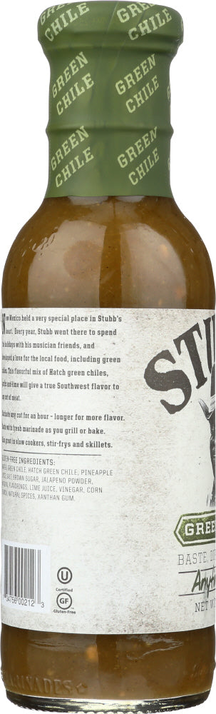 Stubbs: Green Chile Anytime Sauce, 12 Oz