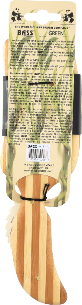 Bass Brushes: Brush Hair Semi S Bamboo, 1 Ea