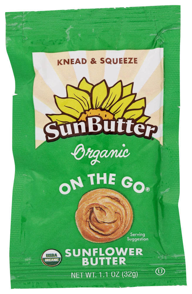 Sunbutter Natural: Organic On The Go Sunflower Butter, 1.1 Oz