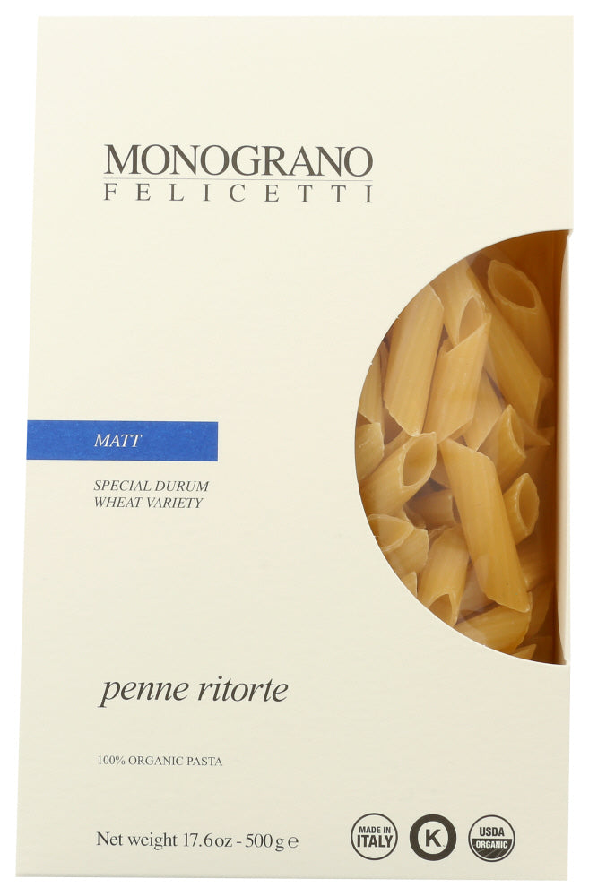 Felicetti: Matt Penne Ritorte Pasta, 17.6 Oz