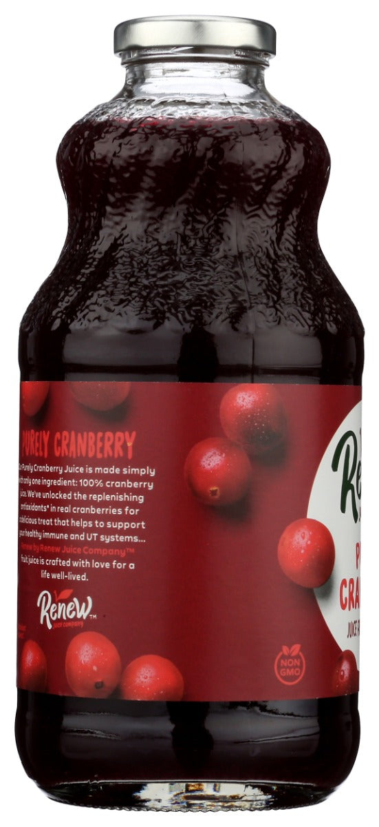 Renew: Juice Purely Cranberry, 32 Fo