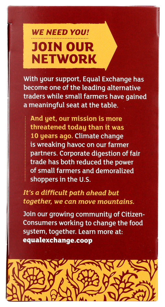 Equal Exchange: Tea Black Ginger, 20 Bg