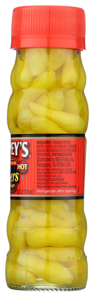 Trappeys: Peppers In Vinegar, 4.5 Oz