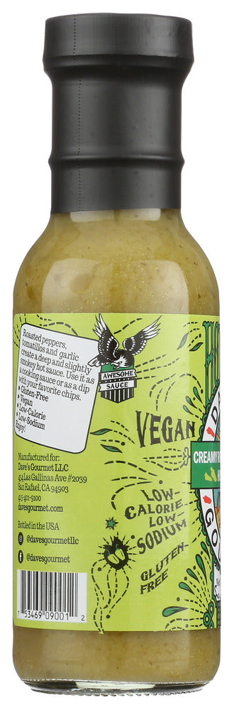 Daves Gourmet: Creamy Roasted Jalapeno Sauce, 8 Oz