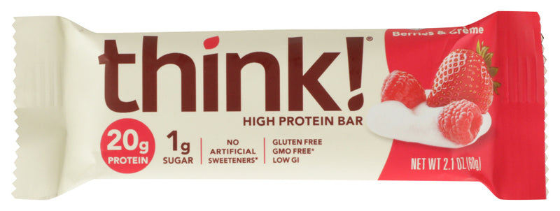 Think!: Bar Prtn Berry Creme, 2.1 Oz