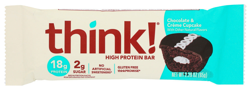 Think!: Chocolate Creme Cupcake High Protein Bar, 2.29 Oz