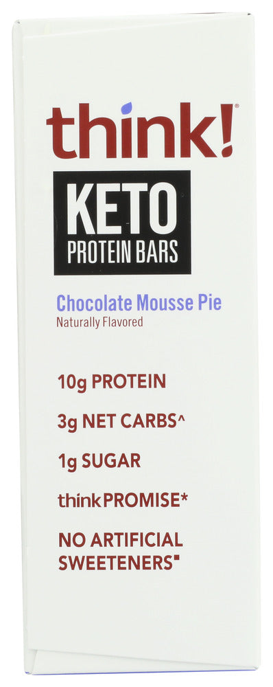 Think: Chocolate Mousse Pie Keto Protein Bar 5 Pieces, 6 Oz