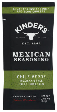 Kinders: Seasoning Chile Verde, 0.85 Oz