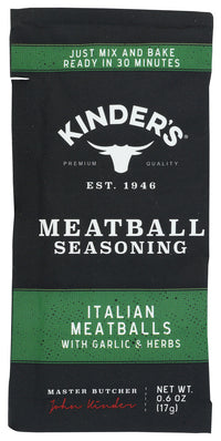 Kinders: Seasoning Italian Mtballs, 0.6 Oz