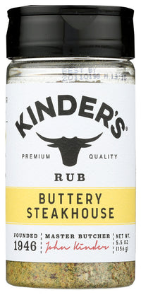 Kinders: Buttery Steakhouse Rub, 5.5 Oz