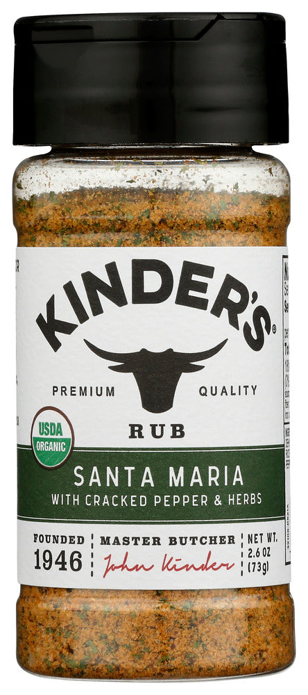 Kinders: Rub Santa Maria Org, 2.6 Oz