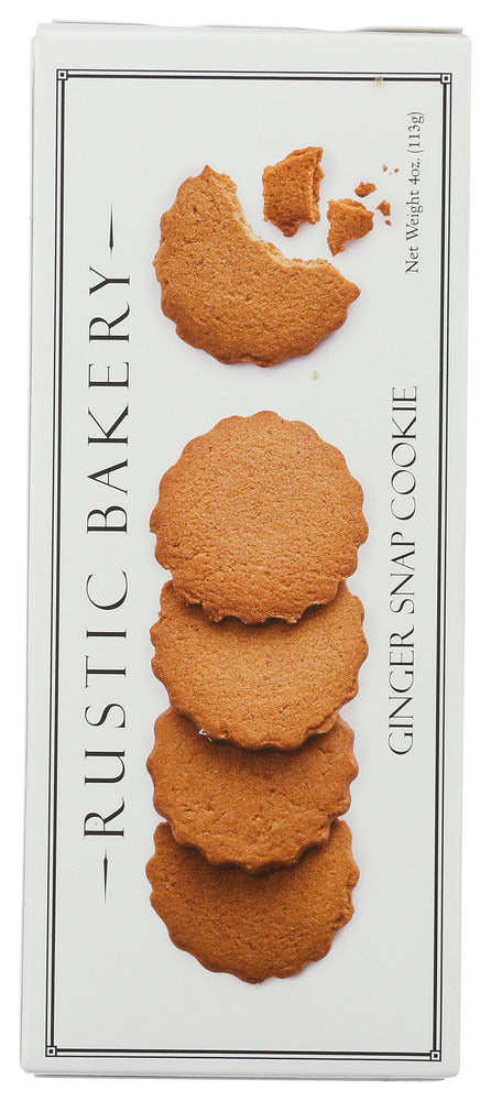 Rustic Bakery: Ginger Snap Cookies, 4 Oz