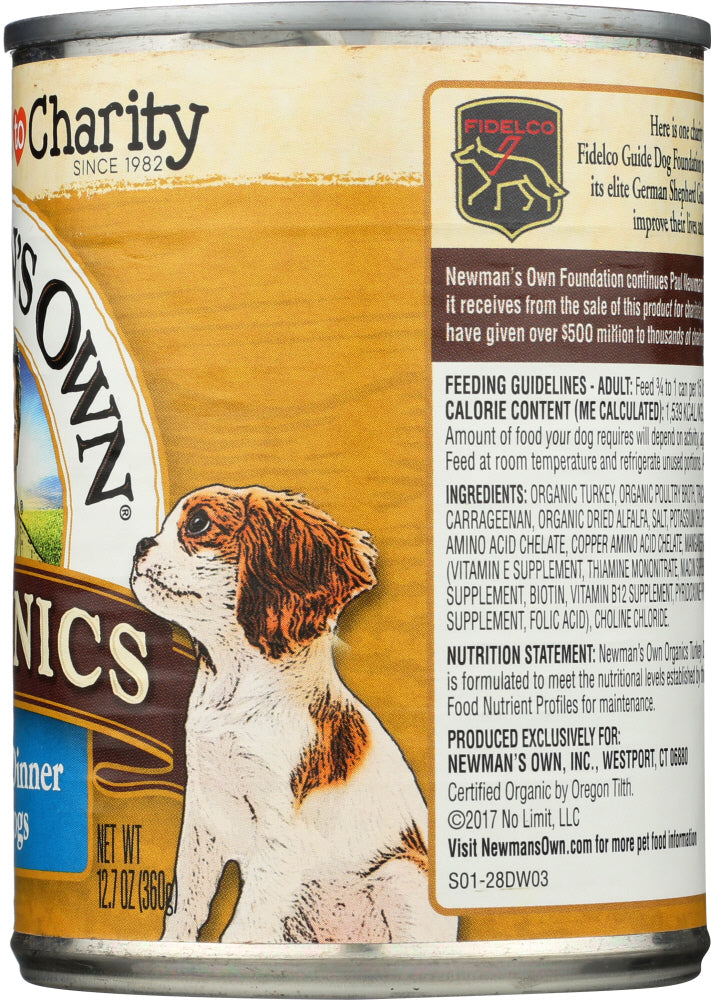 Newmans Own Organic: Turkey Dinner For Dogs, 12.7 Oz