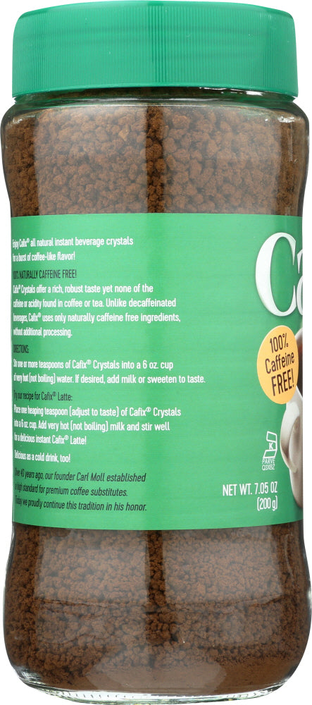 Cafix: Crystals All Natural Instant Beverage Coffee Substitute, 7 Oz