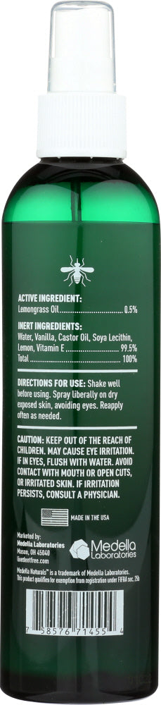 Medella Naturals: Natural Insect And Mosquito Repellent, 8 Oz