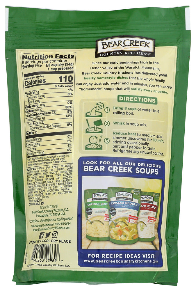 Bear Creek: Navy Bean Soup Mix, 9.6 Oz