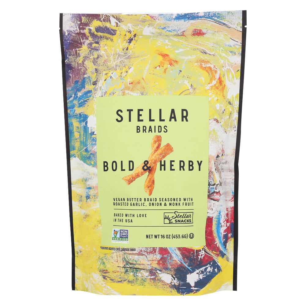 Stellar Snacks: Bold And Herby Stellar Pretzel Braids, 16 Oz