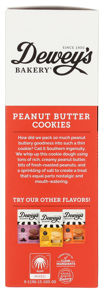 Deweys: Peanut Butter Cookies, 8.5 Oz