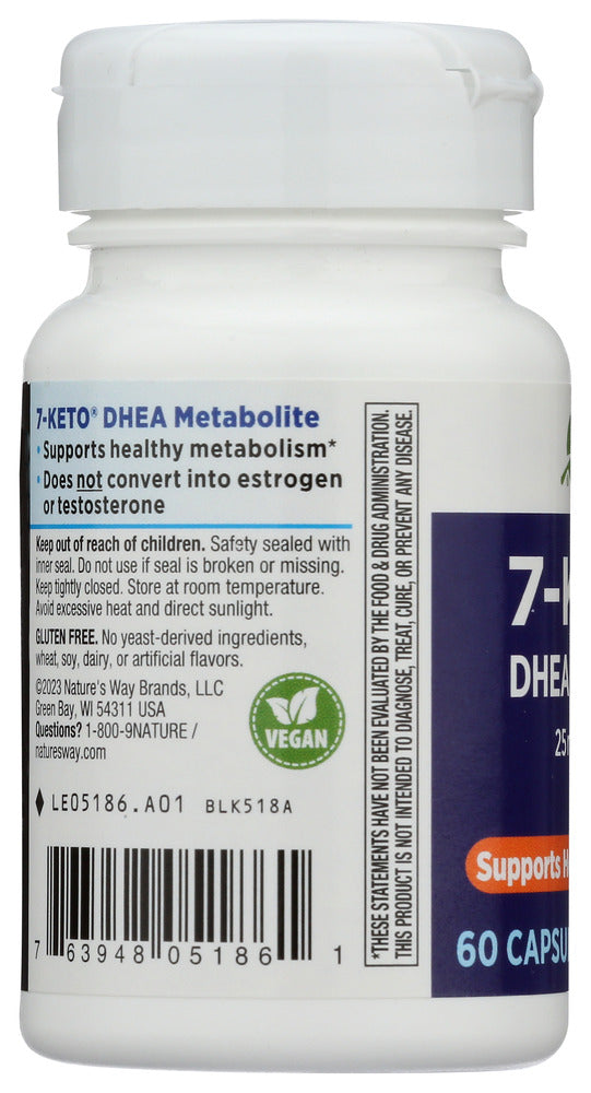 Enzyme Therapy: 7Keto Dhea Metabolite, 60 Cp