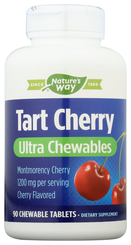 Natures Way: Tart Cherry Ultra Chewables, 90 Tb