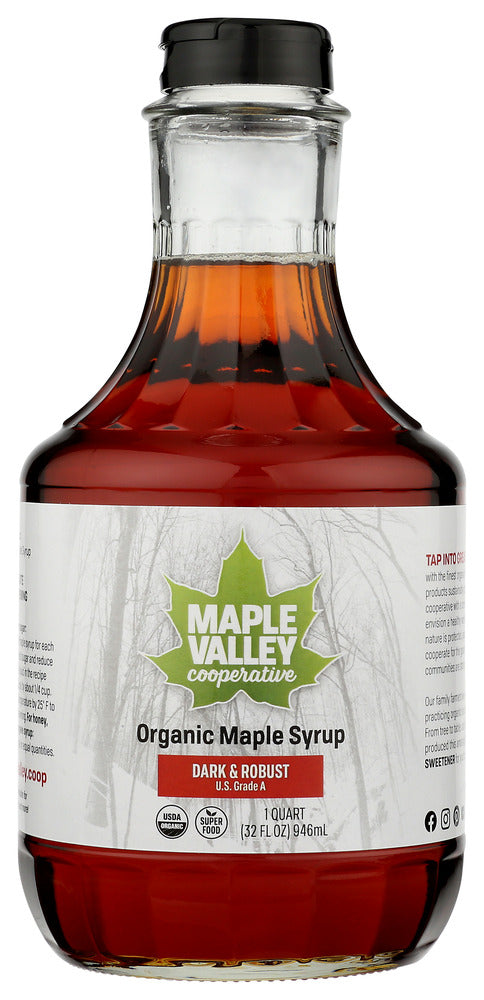 Maple Valley Cooperative: Syrup Maple Dark Robust O, 32 Oz