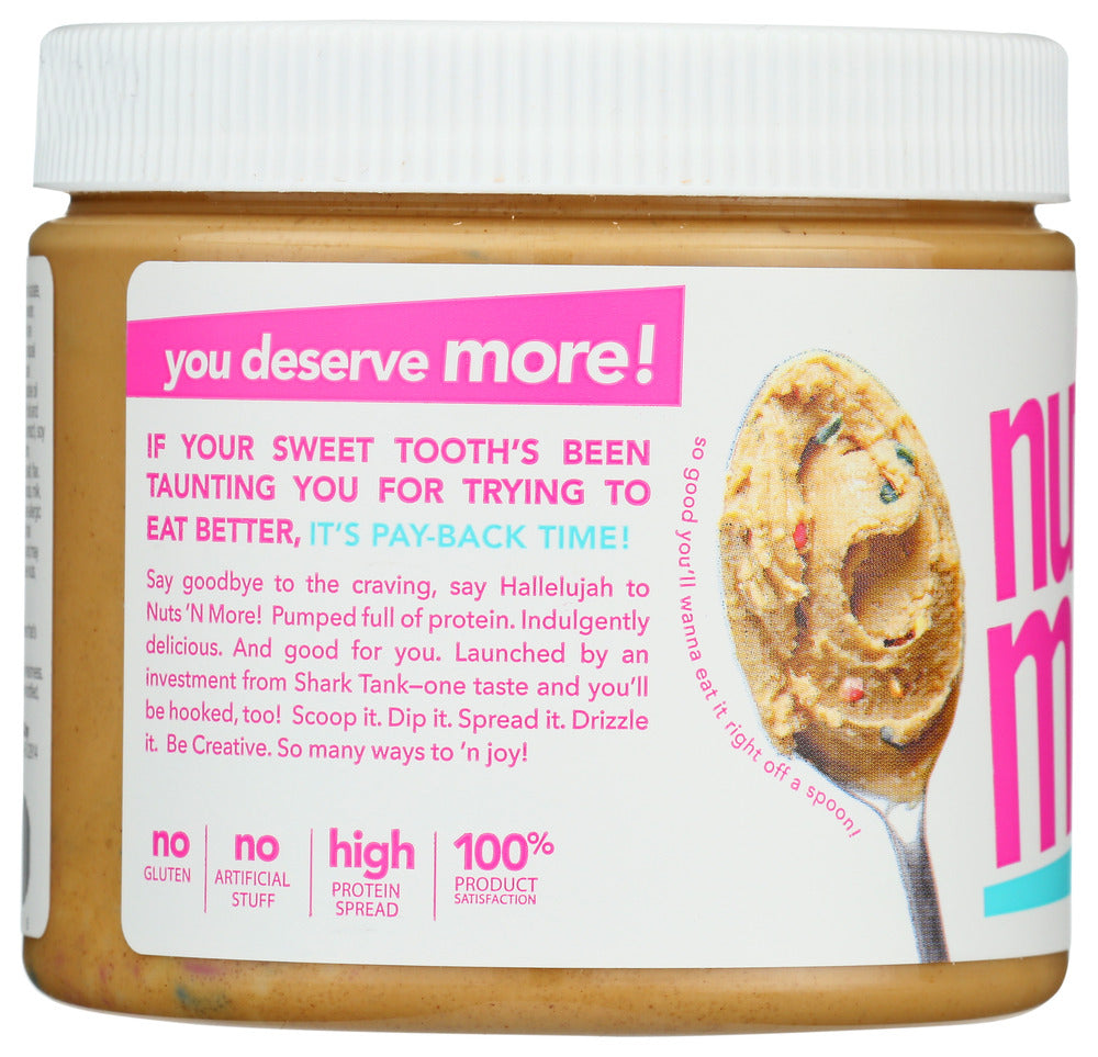 Nuts N More: Birthday Cake High Protein Peanut Butter Spread, 16.3 Oz